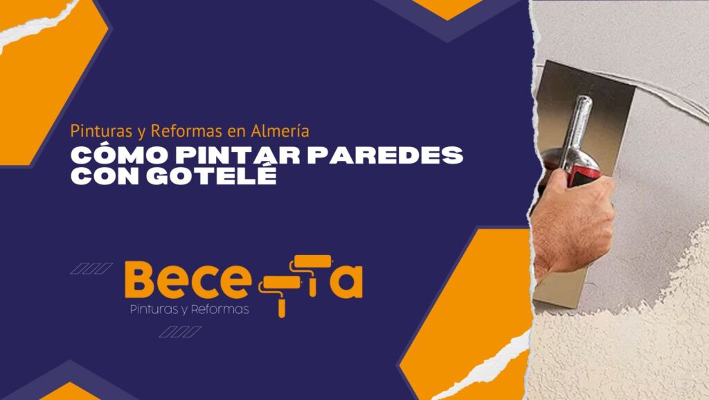 Como Pintar Paredes con Gotele