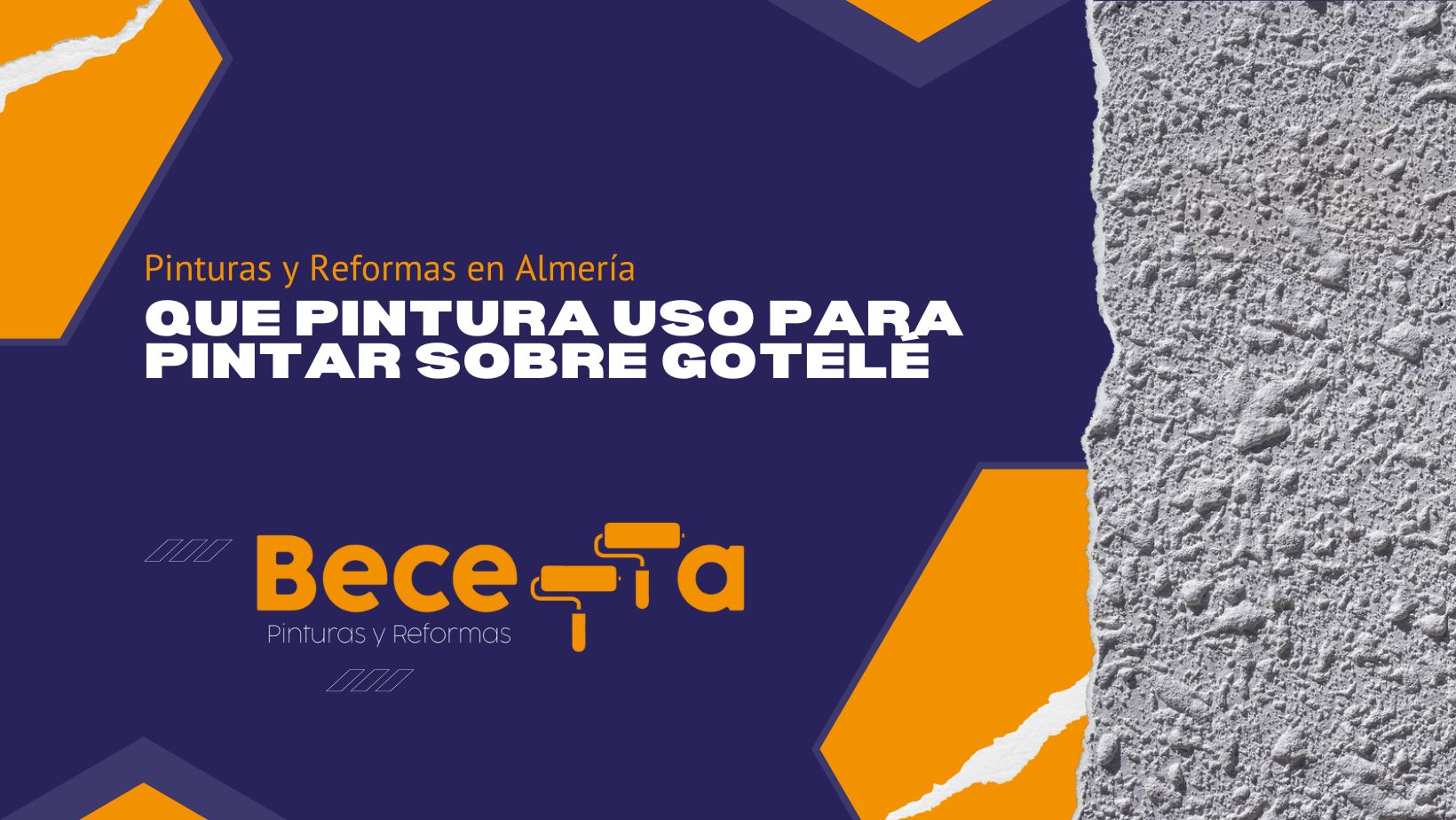 que pintura uso para pintar sobre gotele